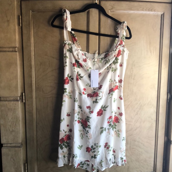 REFORMATION 🔥Christine Tie Shoulder Dress 12 - Picture 3 of 14